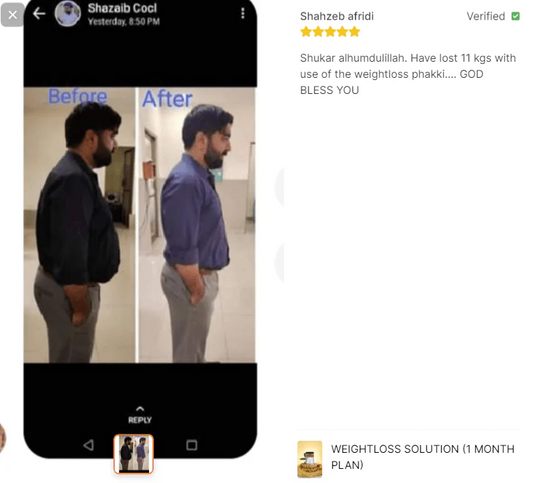 Weightloss Solution (1 Month Plan)